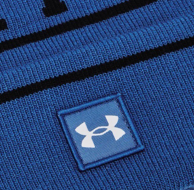 Under Armour Halftime Pom Beanie unisex wintermuts, blauw