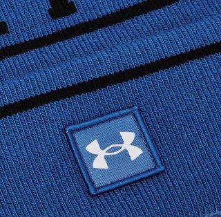 Under Armour Halftime Pom Beanie unisex wintermuts, blauw