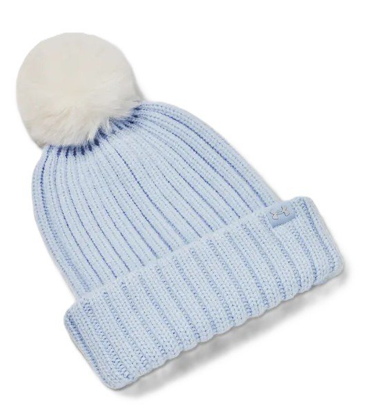 Under Armour Halftime Pom Beanie dames wintermuts, blauw