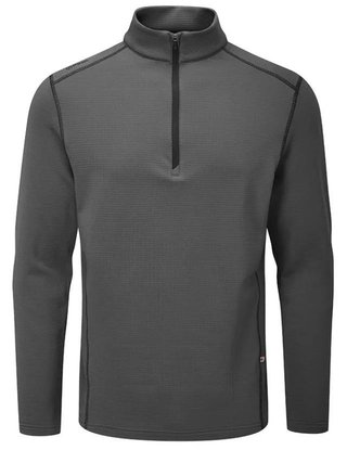 PING Edwin Half Zip heren sweater, asphalt