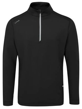 PING Latham Half Zip heren midlayer, zwart
