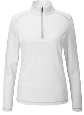 PING Sonya Fleece dames sweatshirt, wit