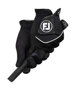 FootJoy RainGrip 24 heren golfhandschoenen (paar), zwart