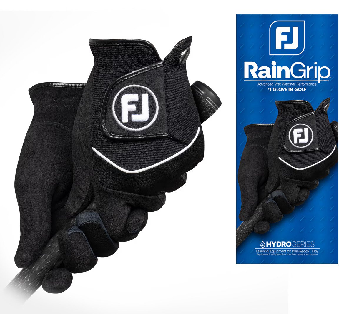 FootJoy RainGrip dames handschoen (1 paar), zwart