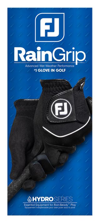 FootJoy RainGrip dames handschoen (1 paar), zwart