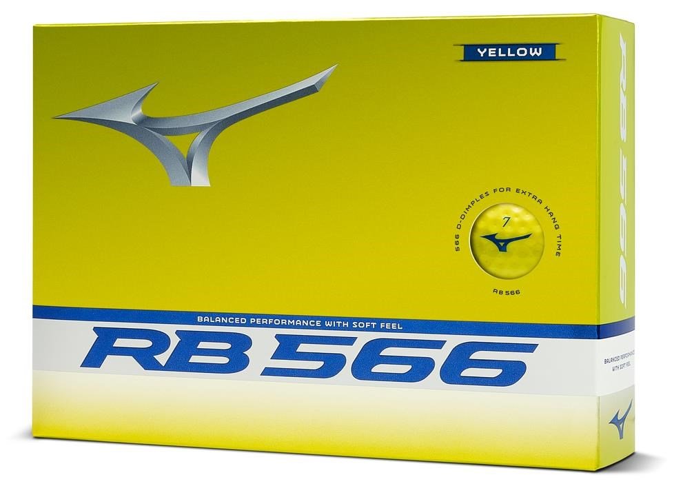 Mizuno RB 566 golfballen, geel