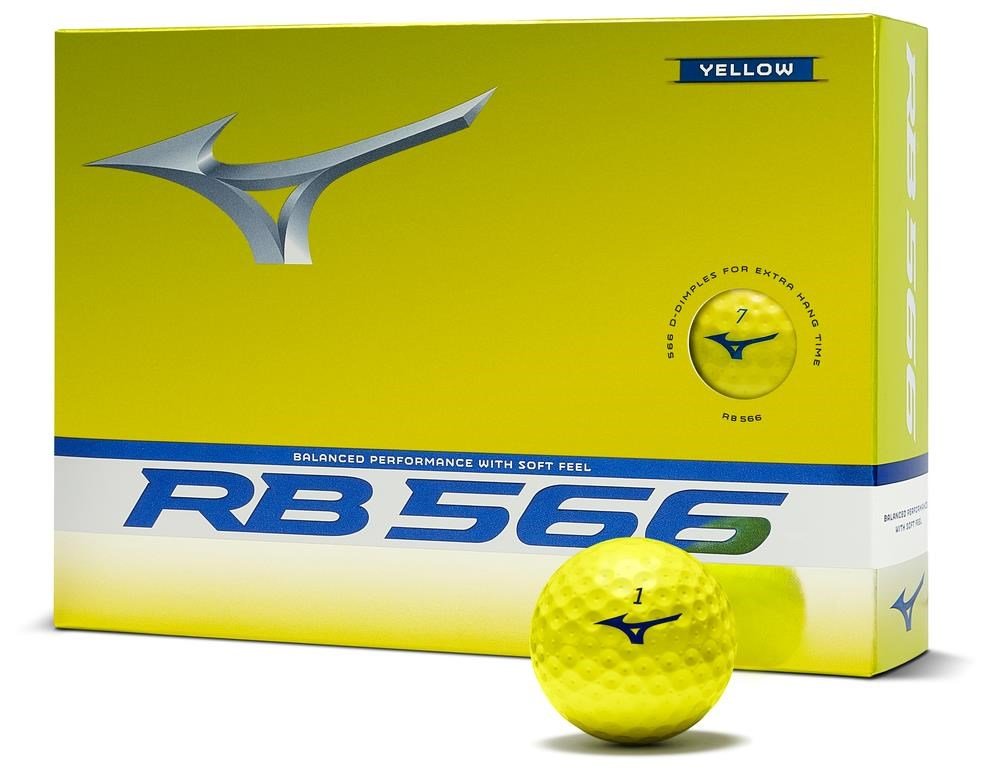 Mizuno RB 566 golfballen, geel