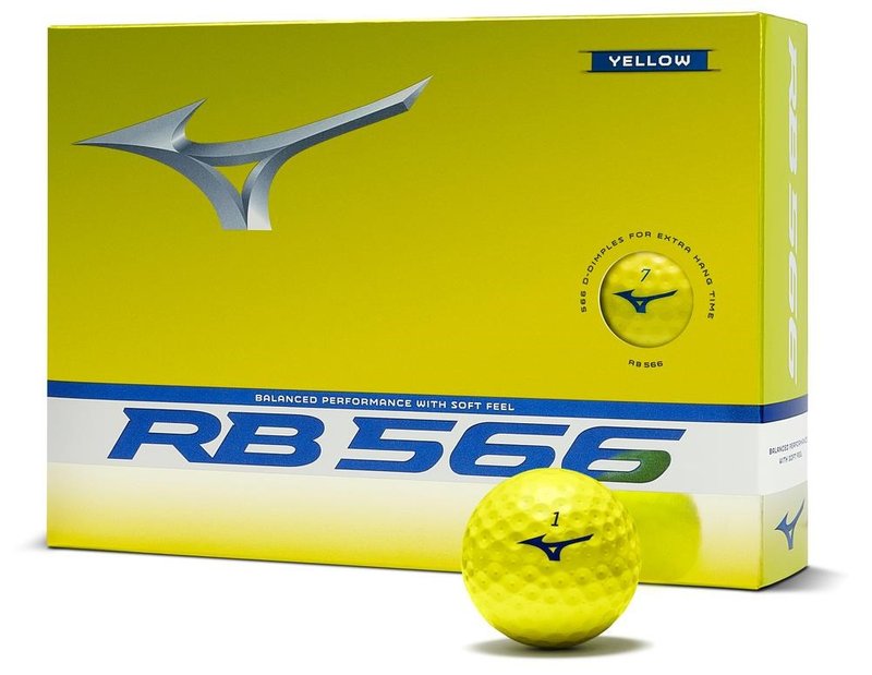 Mizuno RB 566 golfballen, geel
