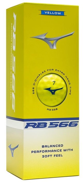 Mizuno RB 566 golfballen, geel