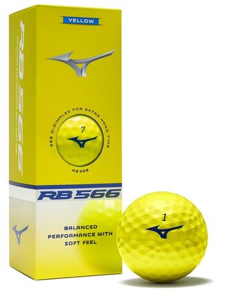 Mizuno RB 566 golfballen, geel