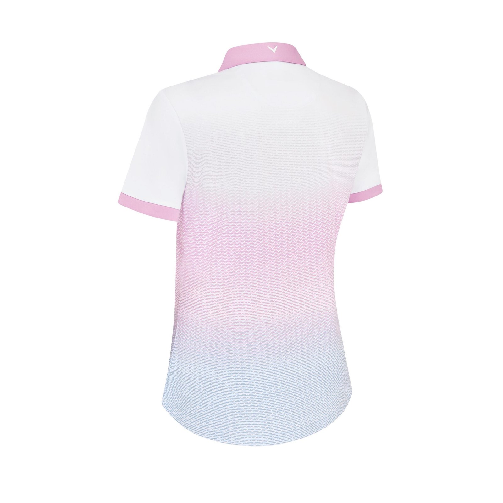Callaway Chev Gradient Short Sleeve dames polo, brilliant white