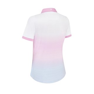 Callaway Chev Gradient Short Sleeve dames polo, brilliant white