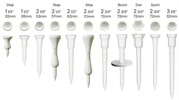 Lignum Ecoline Next Step Tee 70mm (2 3/4"), 12 pack