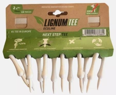 Lignum Ecoline Next Step Tee 70mm (2 3/4"), 12 pack