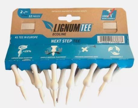 Lignum Ecoline Next Step Tee 57mm (2 1/4"), 12 pack