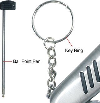 PGA Tour Multi-Tool Outil Polyvalent divot tool, zilver