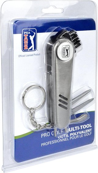 PGA Tour Multi-Tool Outil Polyvalent divot tool, zilver