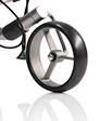 JuStar voorwiel voor JuStar Silver elektrische trolley, titanium velg, zwarte band