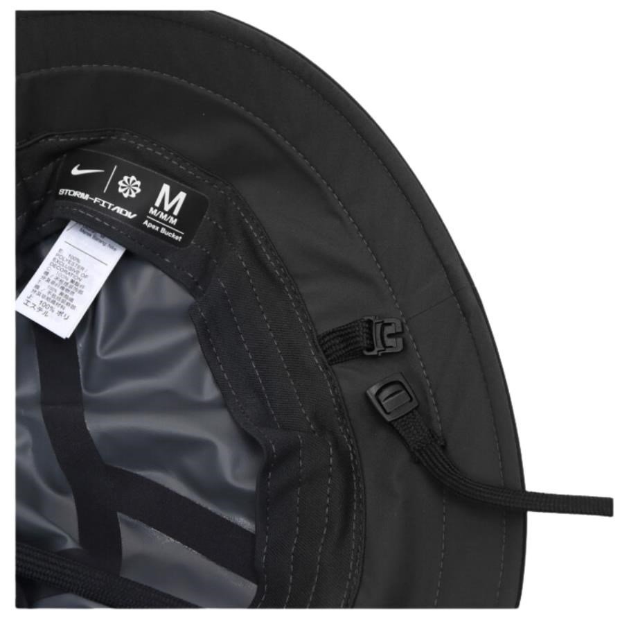 Nike Storm-Fit Apex bucket hat 2024, zwart/antraciet