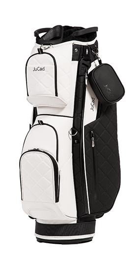 JuCad First Class cart bag, zwart-wit
