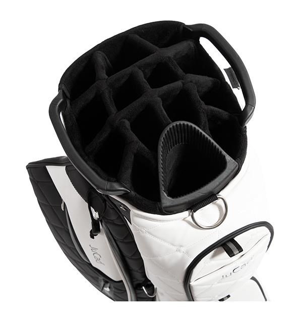 JuCad First Class cart bag, zwart-wit