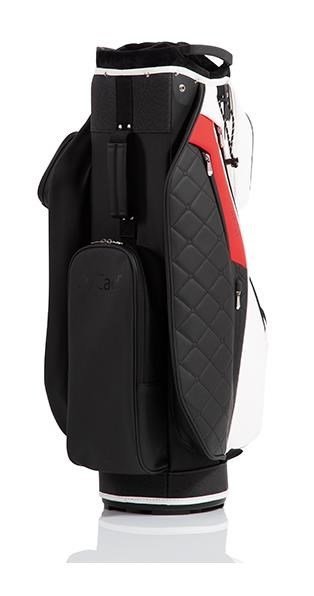 JuCad First Class cart bag, zwart-rood