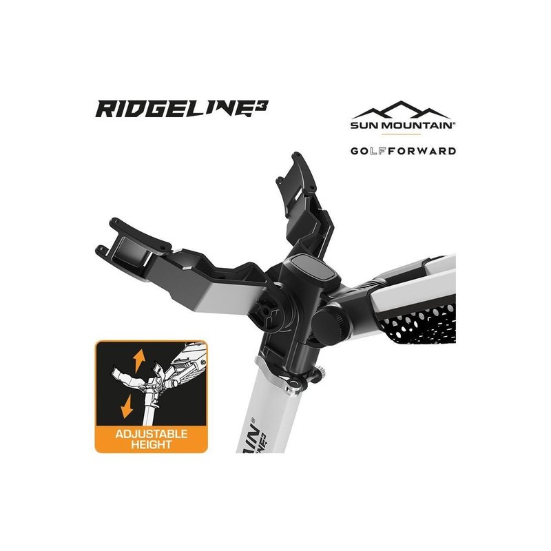 Sun Mountain Ridgeline 3 handmatige golftrolley, sand/hunter