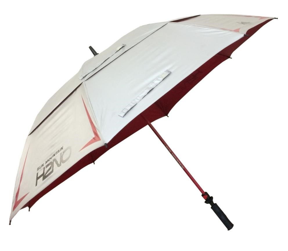 Sun Mountain H2NO Chrome UV paraplu 68", rood