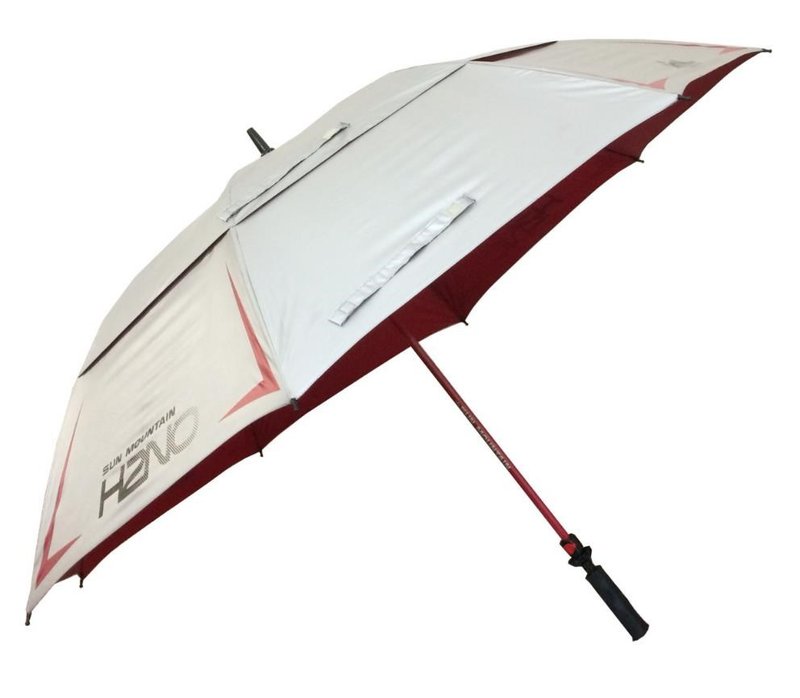 Sun Mountain H2NO Chrome UV paraplu 68", rood