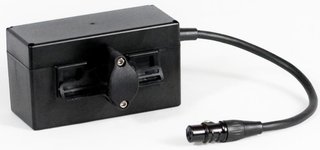 Davies Caddy Lithium batterij 9Ah, vooras bevestiging, trolley accessoire, zwart