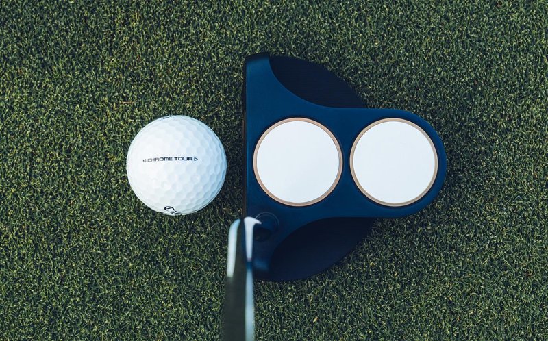 Odyssey Ai-ONE Milled 2-Ball T DB putter (staal)