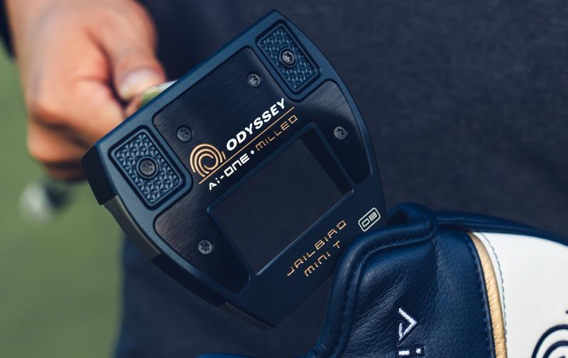 Odyssey Ai-ONE Milled Jailbird Mini T DB putter (staal)