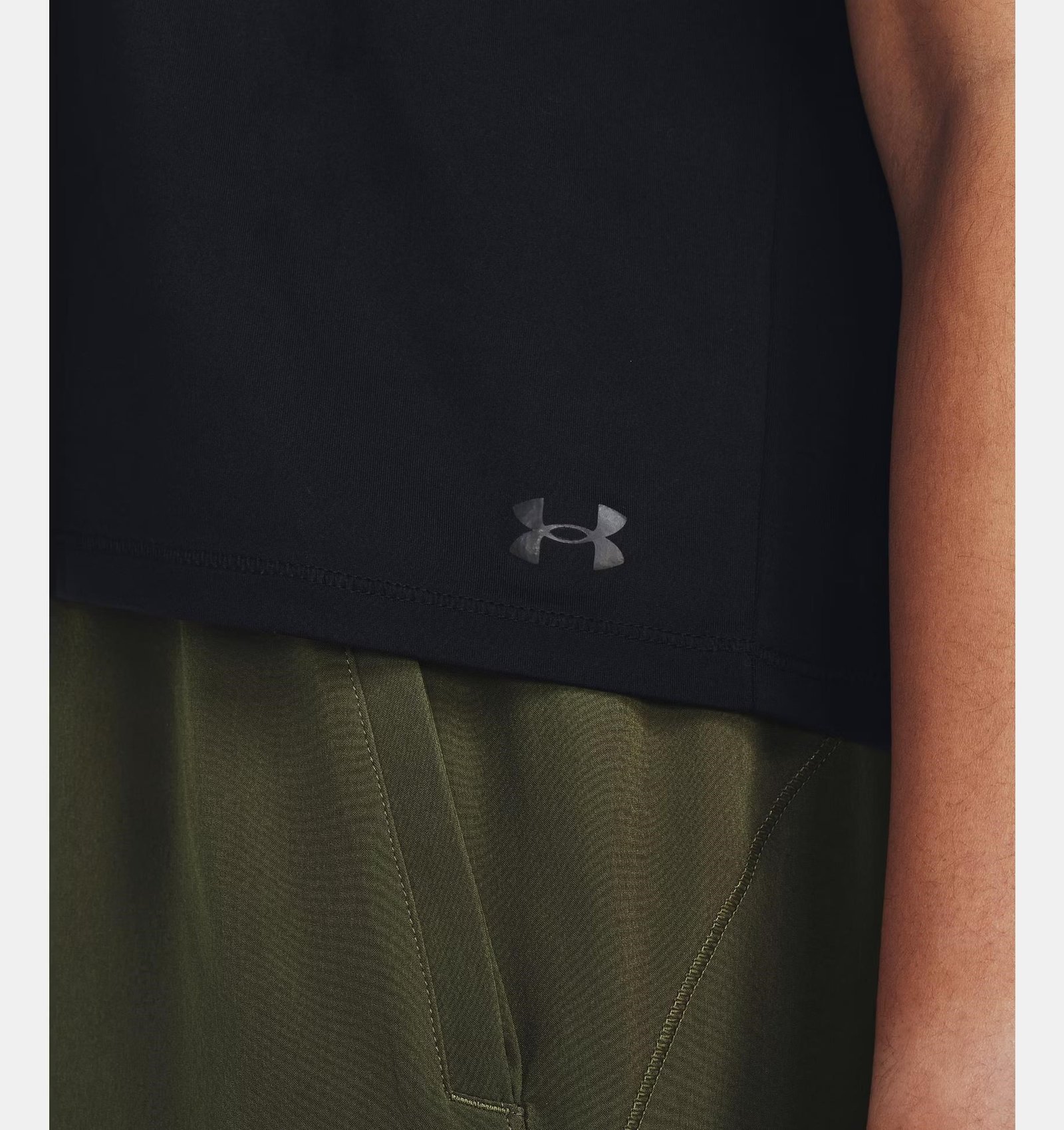 Under Armour Motion Short Sleeve dames shirt, zwart
