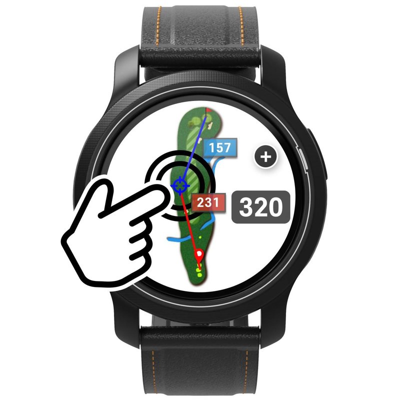 Golf Buddy aim W12 GPS golfhorloge