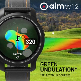 Golf Buddy aim W12 GPS golfhorloge