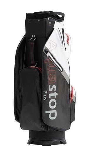 JuCad Aquastop Plus Facelift cart bag, zwart/wit/rood