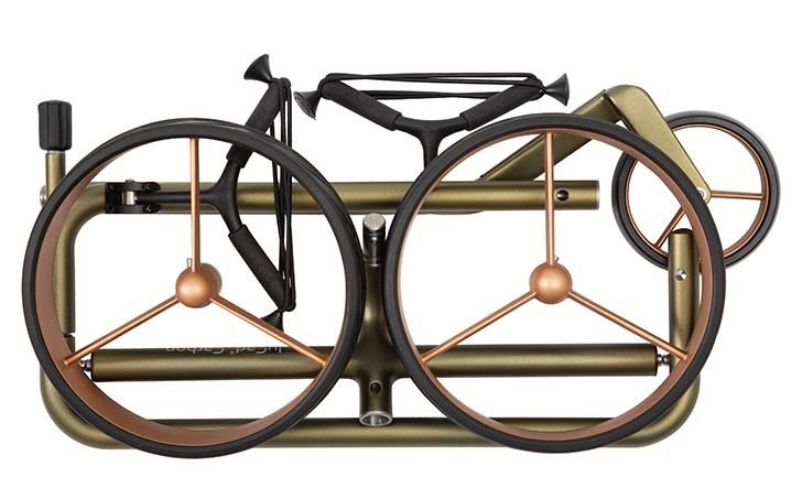 JuCad Carbon Verde Rosé handwagen, speciale editie + draagtas JTT