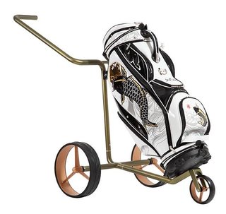 JuCad Carbon Verde Rosé handwagen, speciale editie + draagtas JTT