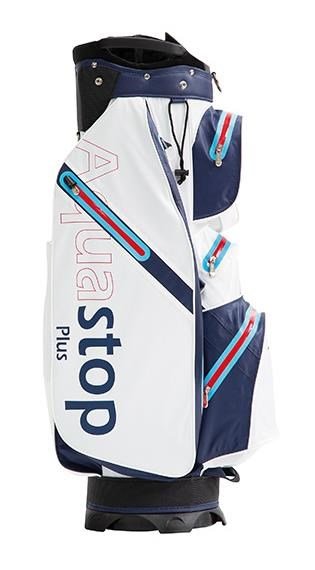 JuCad AquaStop Plus Facelift cart bag, racing design - blauw/wit/rood