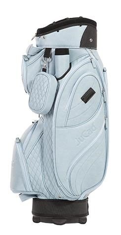 JuCad Style cart bag, helder blauw/leder optiek