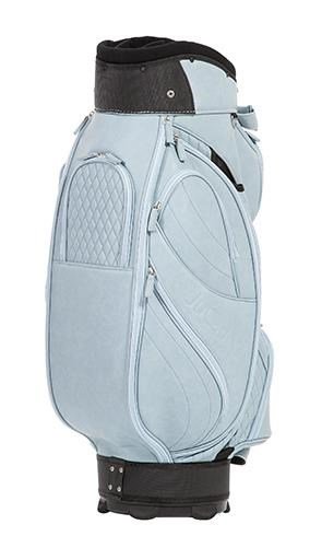 JuCad Style cart bag, helder blauw/leder optiek