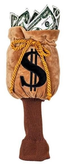 Daphne's Headcovers Money Bag driver headcover