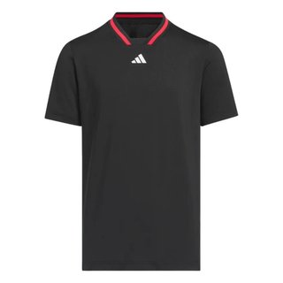 Adidas Sport Collar jongens polo, zwart