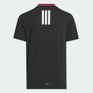 Adidas Sport Collar jongens polo, zwart