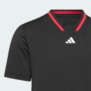 Adidas Sport Collar jongens polo, zwart