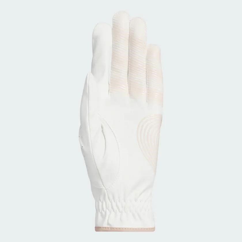 Adidas Adizero dames golfhandschoen, wit/wonder taupe