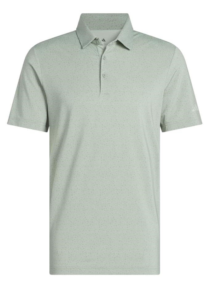 Adidas Ultimate365 Mini Bunker heren polo, silver green