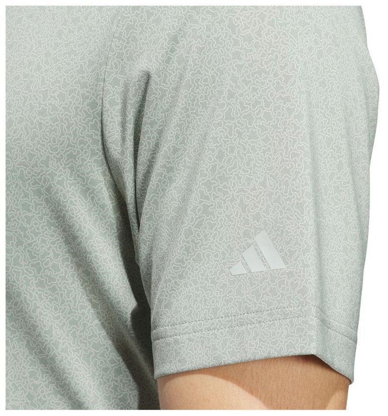 Adidas Ultimate365 Mini Bunker heren polo, silver green