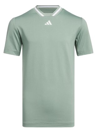 Adidas Collar junior polo, silver green