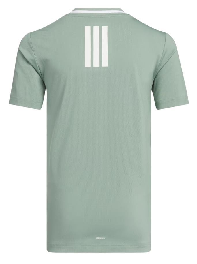Adidas Collar junior polo, silver green